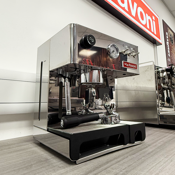 GRADED PRODUCT La Pavoni Combined Domus Bar Domestic Coffee Machine with Integrated Grinder Stainless Steel UK Plug LPCDMB02UK