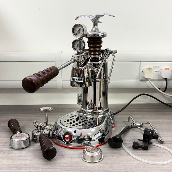 EX DEMO La Pavoni Lever Esperto Abile (Chrome) 240v - LPLESA01UK