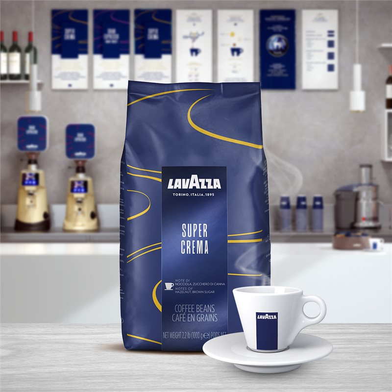 Lavazza Super Crema Espressobohnen – 1 kg 