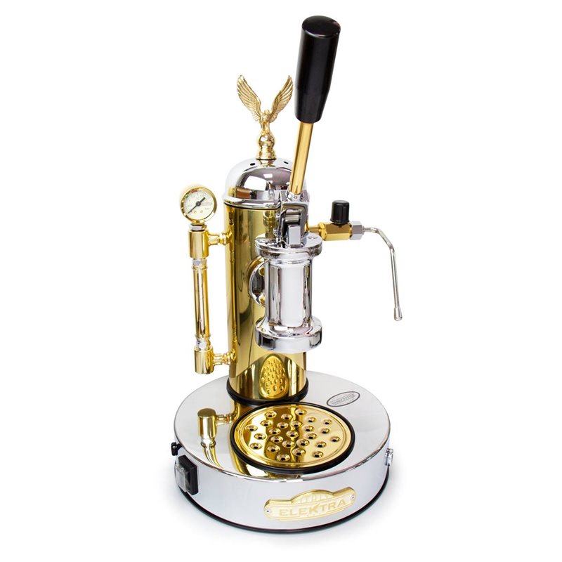 Elektra Micro Casa Leva Espressomaschine 230V Chrom/Messing - S1CO