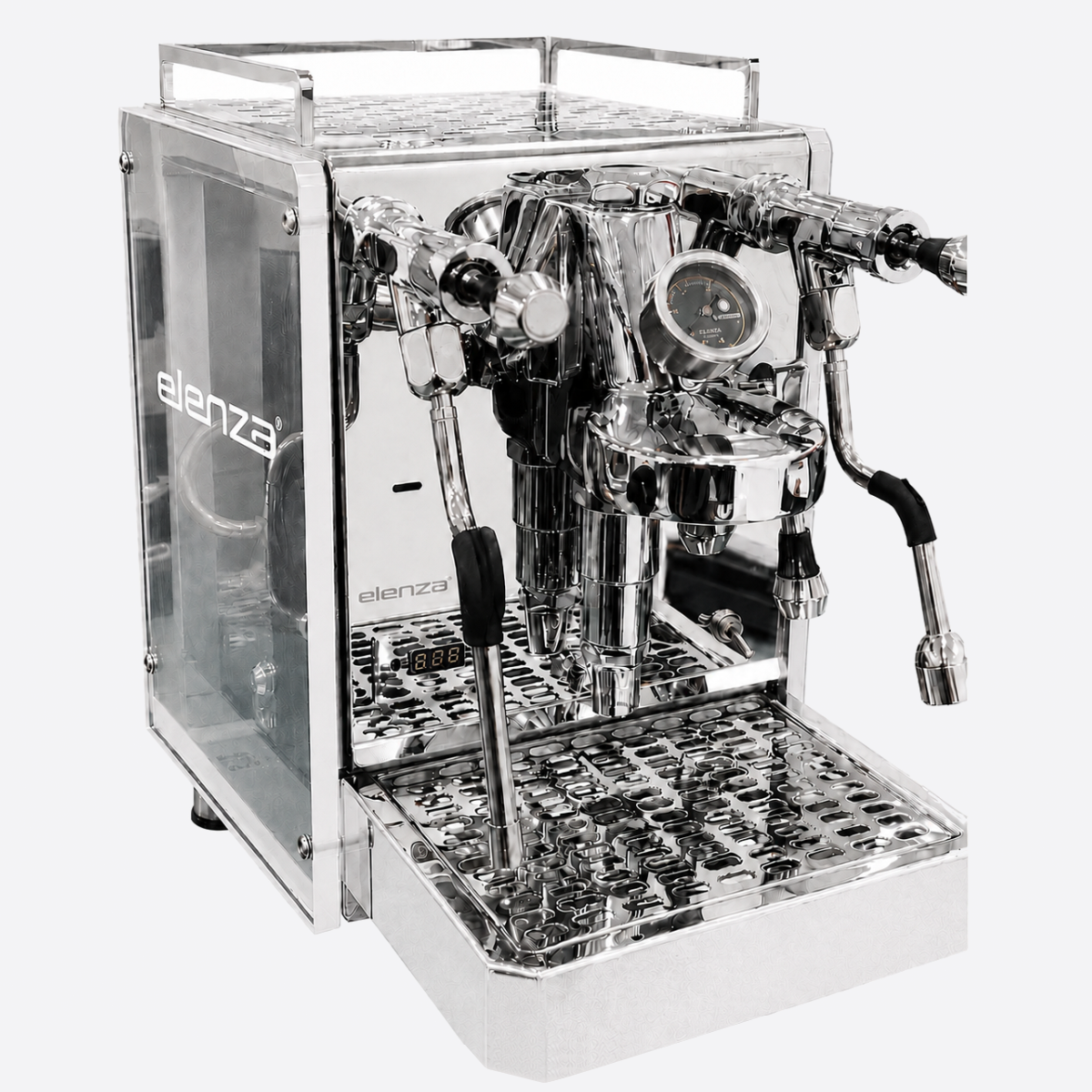 Elenza Athena Espresso Machine Clear Sides