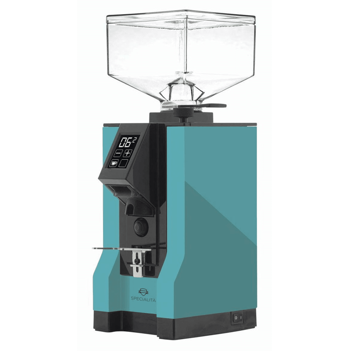 Eureka Mignon Specialita Coffee Grinder 230V - Tiffany Blue & Black