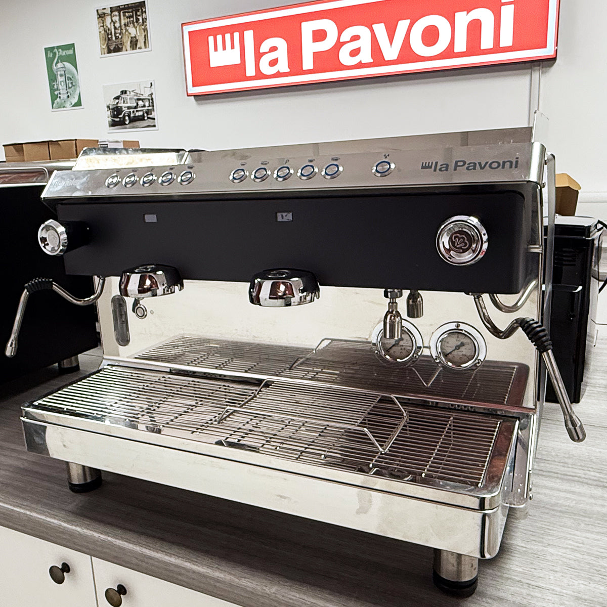 La Pavoni Geniale 2-Group Commercial Espresso Machine