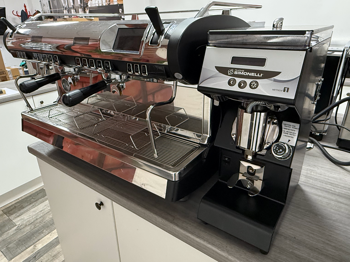 Refurbished Nuova Simonelli Aurelia Wave 2 Group Espresso Machine & Mythos One Grinder Package
