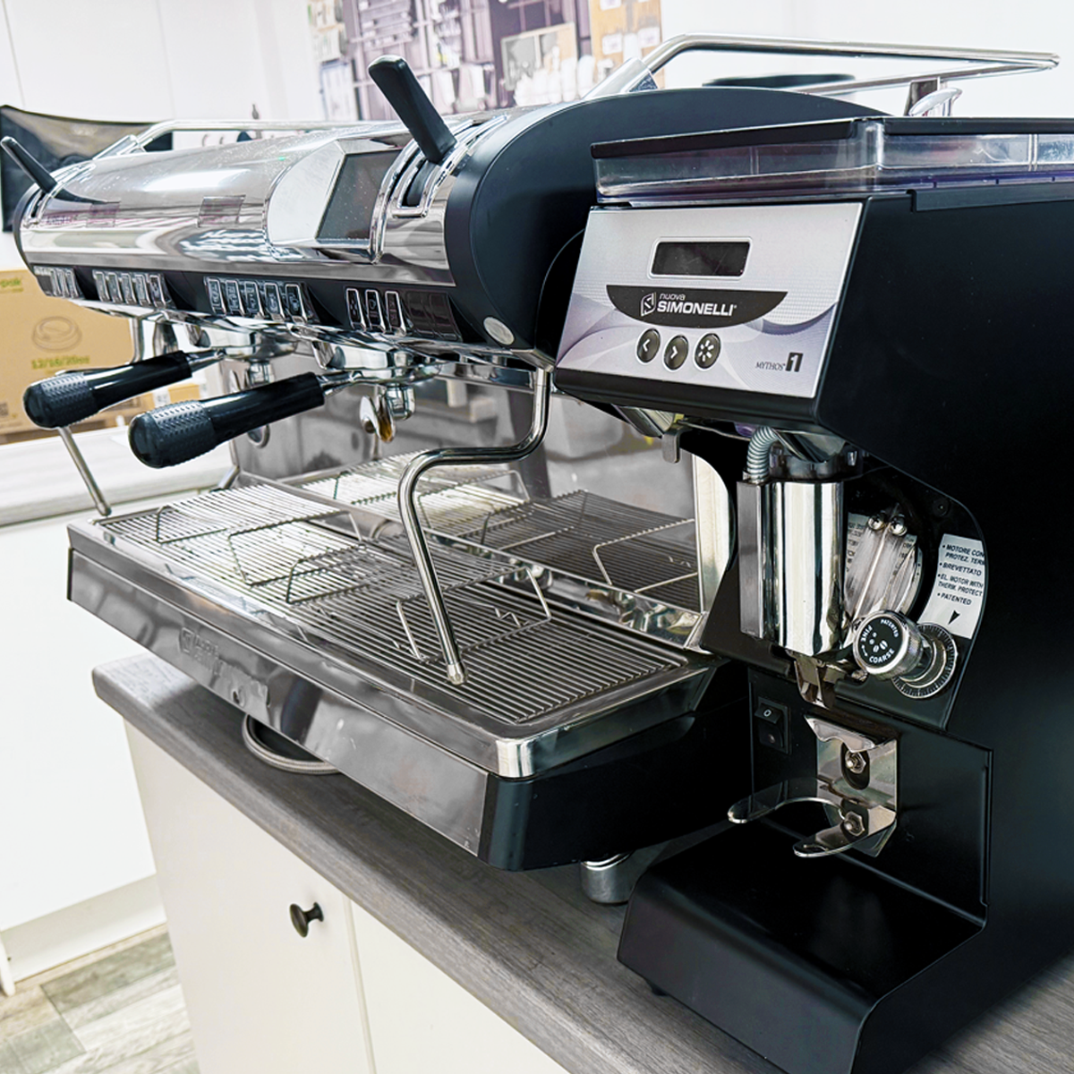 Refurbished Nuova Simonelli Aurelia Wave 2 Group Espresso Machine & Mythos One Grinder Package
