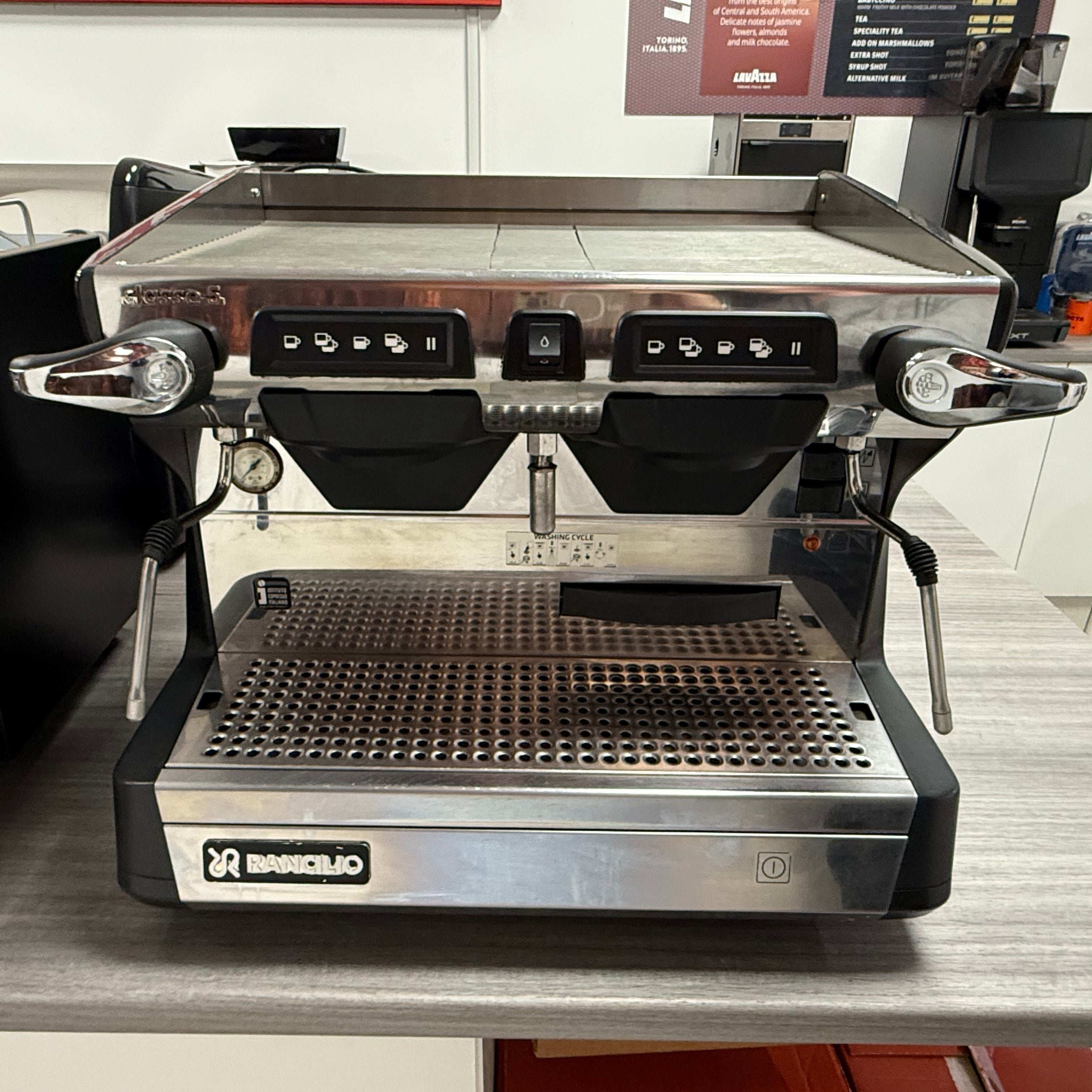 Refurbished Rancilio Classe 5 USB Tall Compact 2 Group Commercial Espresso Machine