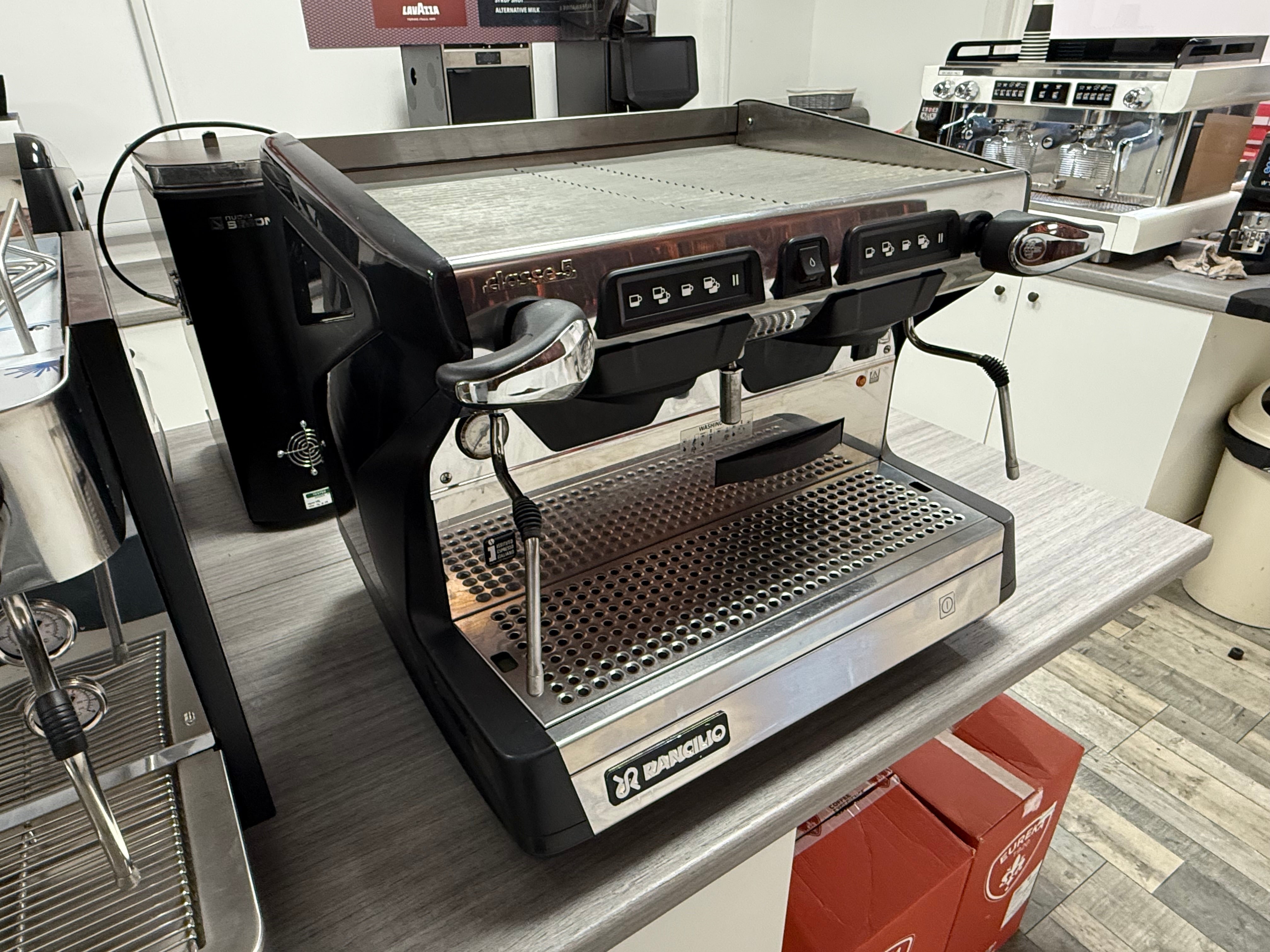 Refurbished Rancilio Classe 5 USB Tall Compact 2 Group Commercial Espresso Machine