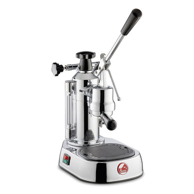 La Pavoni Europiccola (Chrombasis, schwarze Griffe) 220 V – LPLELQ01UK 