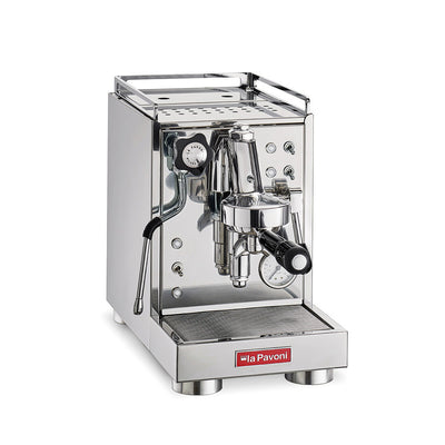 La Pavoni Mini Cellini Semi-Professional Domestic Coffee Machine Stainless Steel LPSMCS01UK