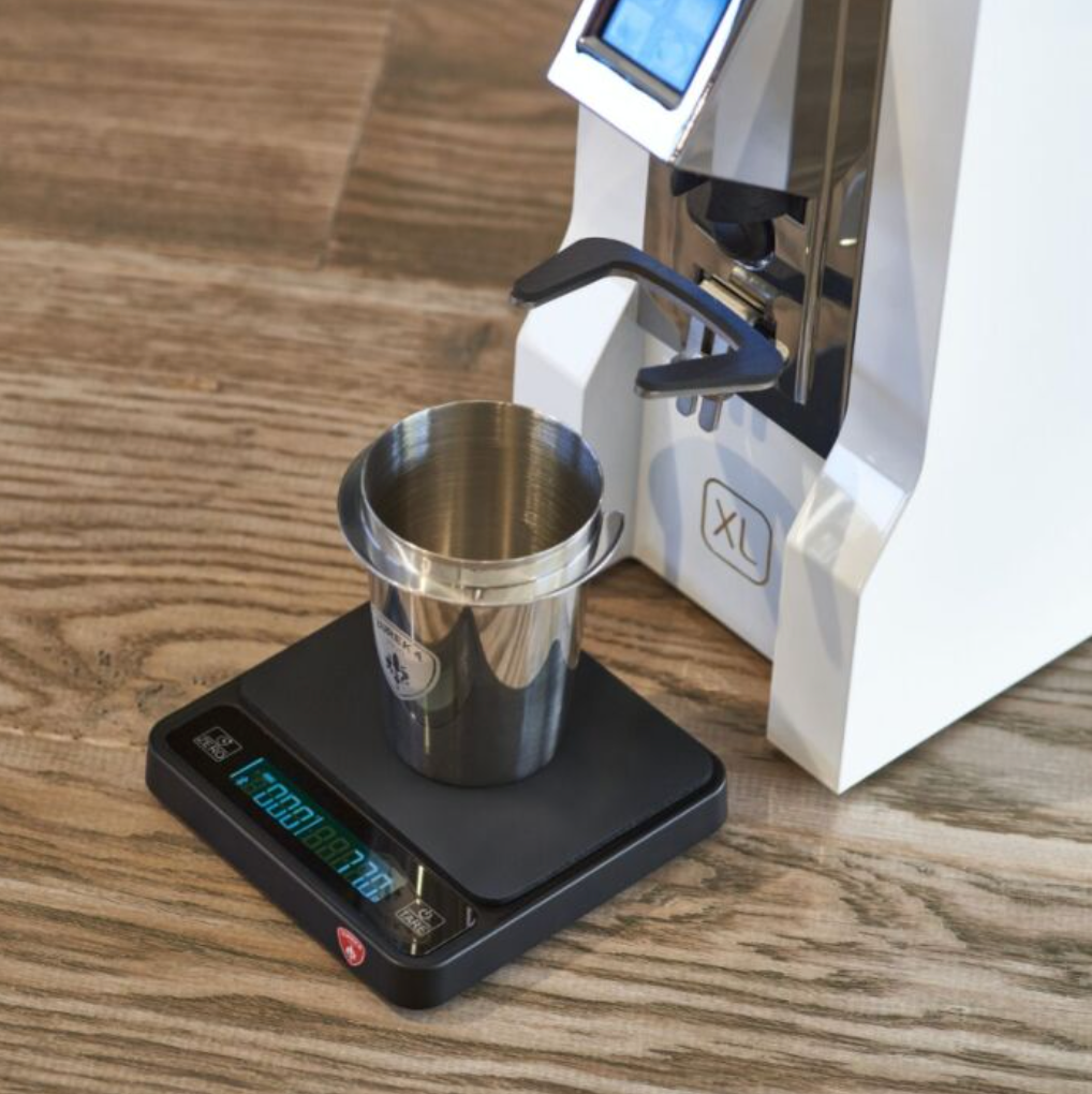 Eureka Mignon Pisa Coffee Grinder Black + Free Precisa Digital Scale