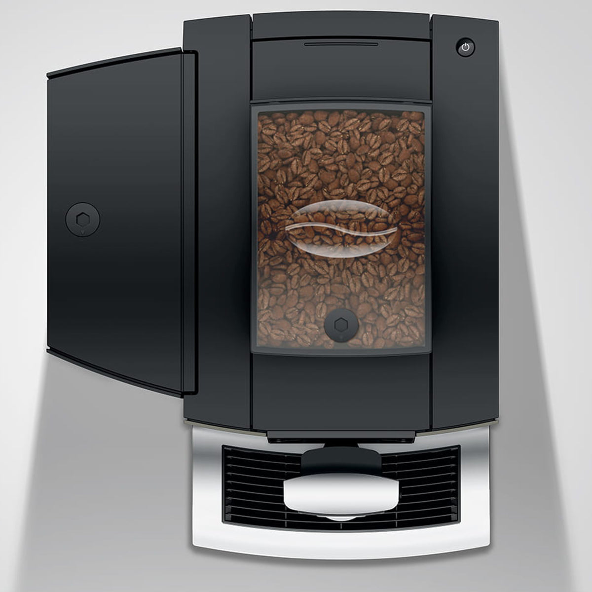 Jura X10 Dark Inox Professional Coffee Machine + Jura Cool Control 1L Fridge