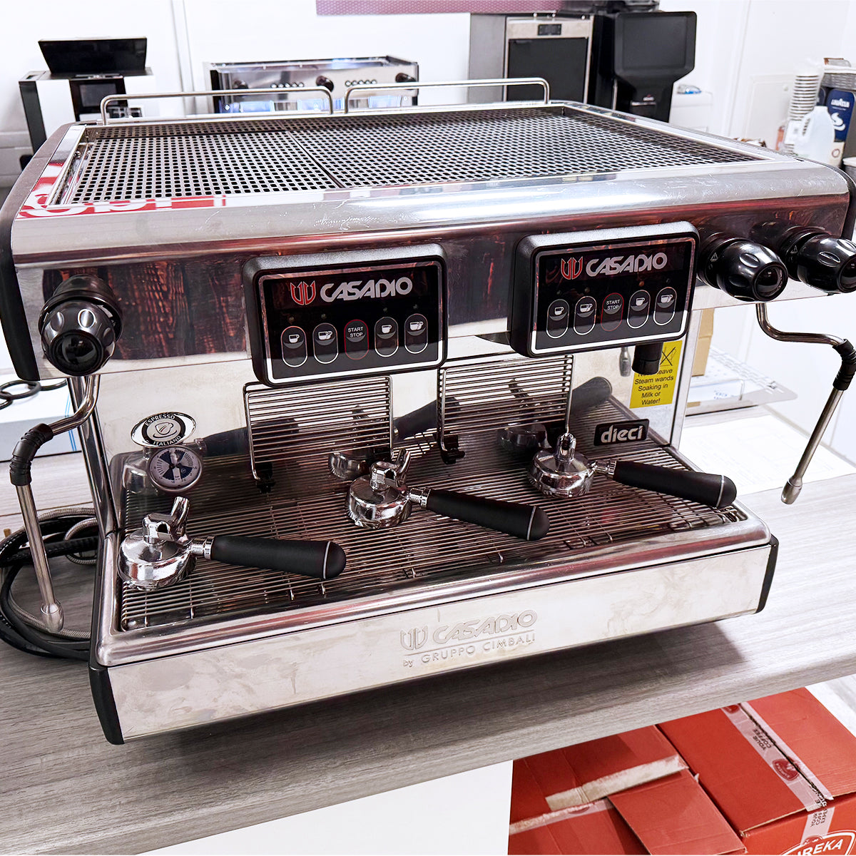 Refurbished Casadio Dieci 2 Group Commercial Espresso Machine (2016)