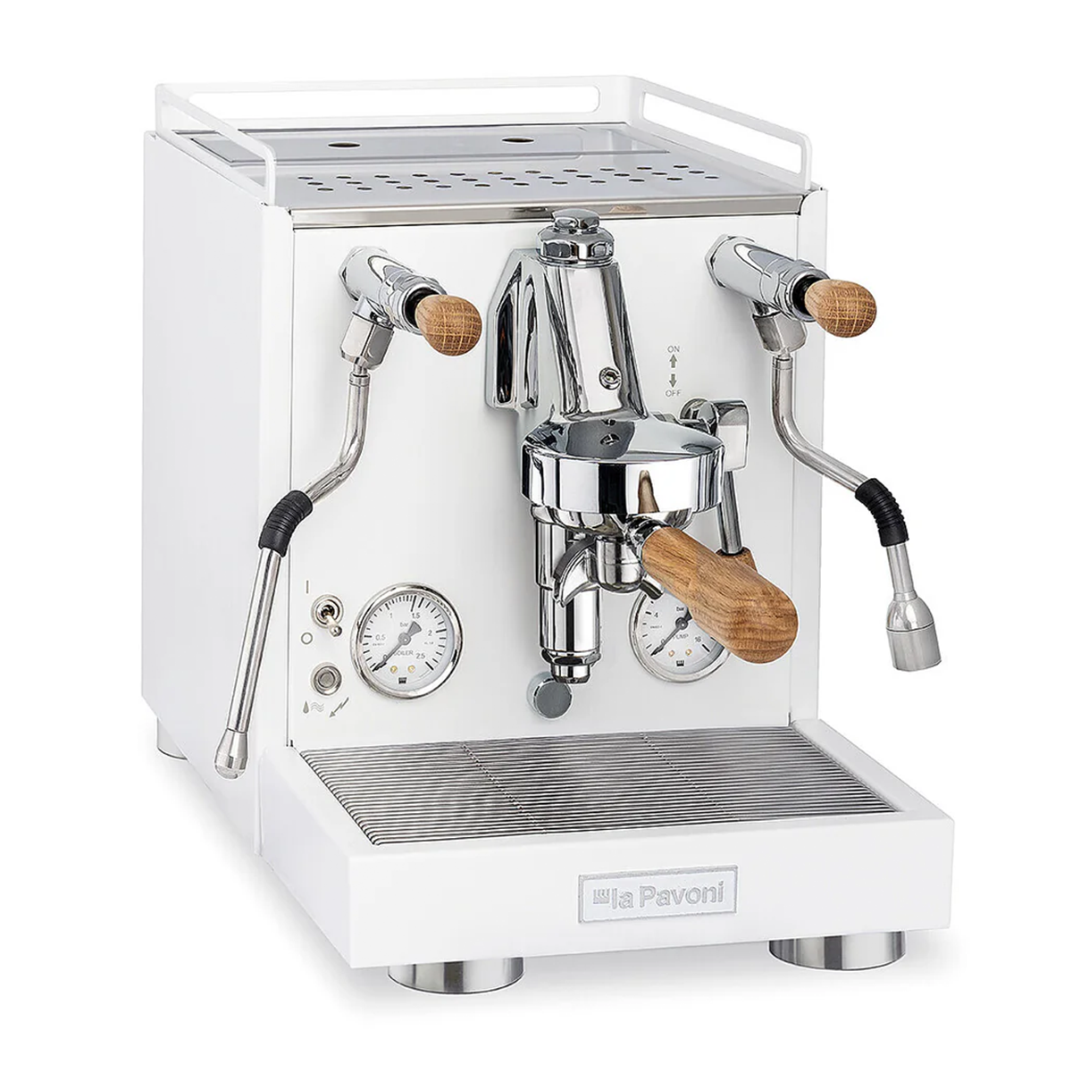 La Pavoni Cellini Evolution Semi-professional Domestic Coffee Machine – Matte White – LPSCVW01UK
