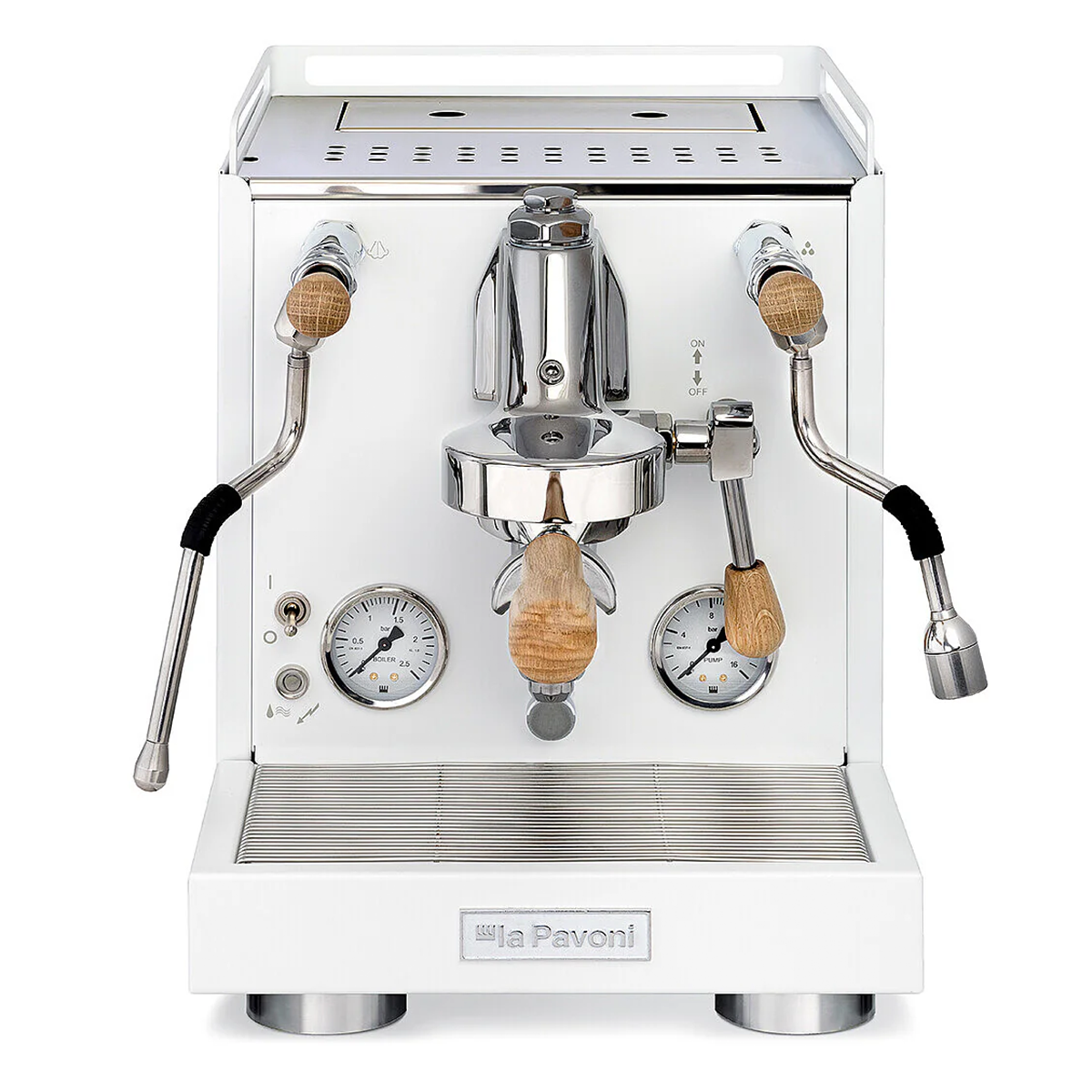 La Pavoni Cellini Evolution Semi-professional Domestic Coffee Machine – Matte White – LPSCVW01UK