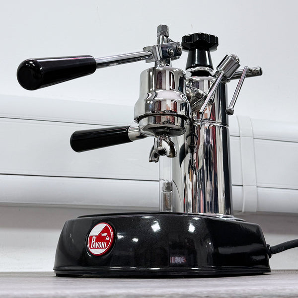 REFURBISHED La Pavoni Europiccola (black base black handles) 220v - LPLENQ01UK
