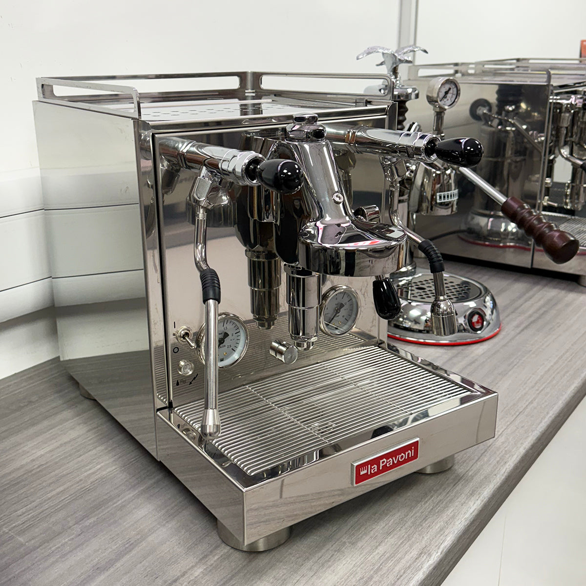 GRADED PRODUCT La Pavoni Cellini Evolution Semi-professional Domestic Coffee Machine Stainless Steel LPSCVS01UK SECOND MACHINE