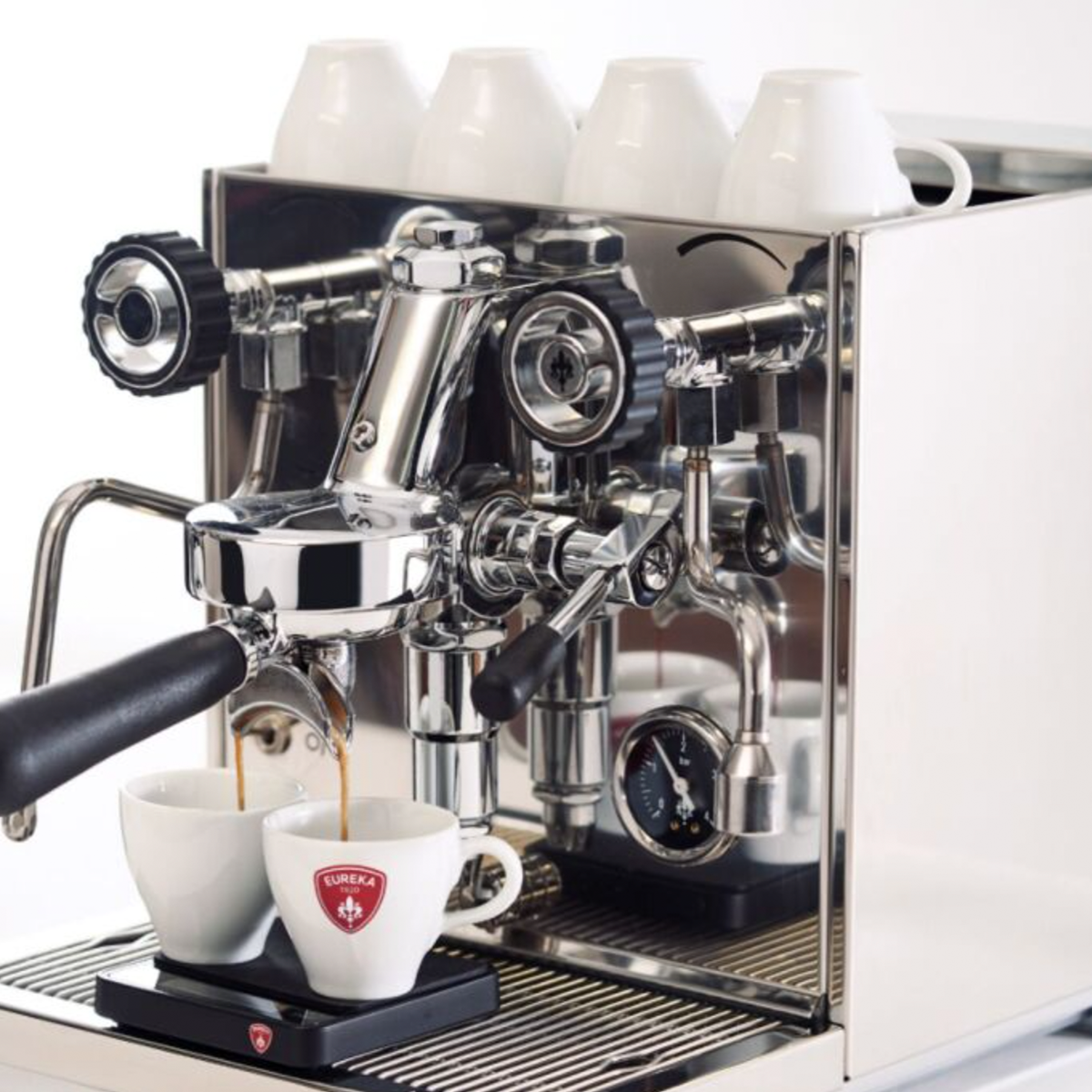 Eureka Pura R Espresso Coffee Machine 230v - White